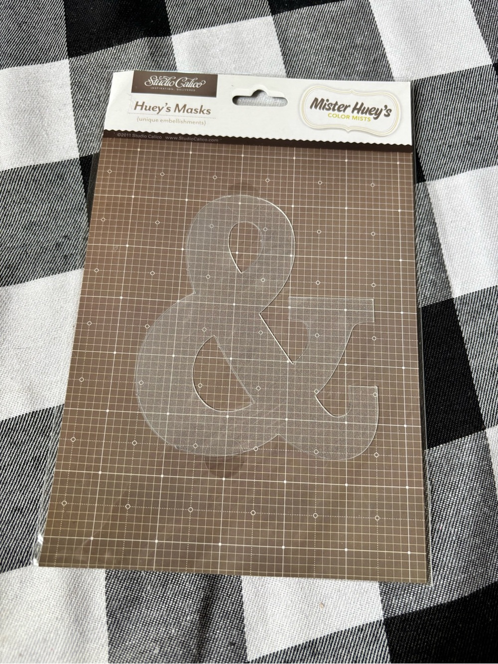 Mister Huey's Ampersand Mask - Clear
